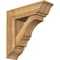 Ekena Millwork Balboa Traditional Rough Sawn Bracket w/ Offset Brace, Western Red Cedar, 8"W x 26"D x 26"H BKT0806X26X26BOA01RWR - alternate 1